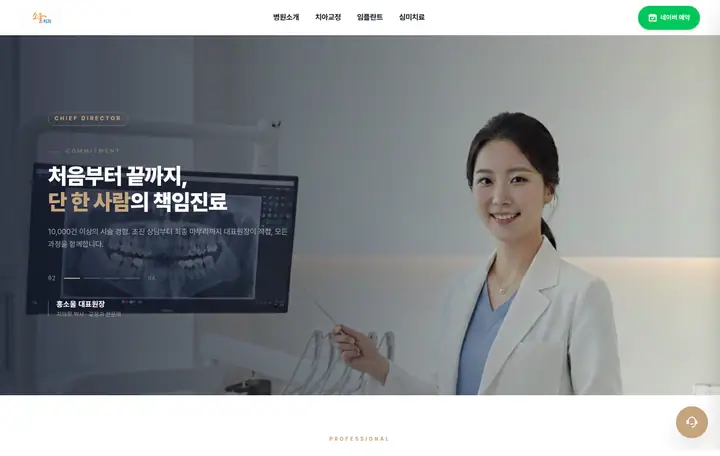 Soul Dental Clinic 데스크톱 화면